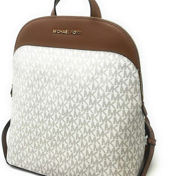 Michael Kors Emmy LG Dome Backpack (Vanilla) - Picture 7 of 14